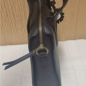 Elegant Black Leather Women's Bag